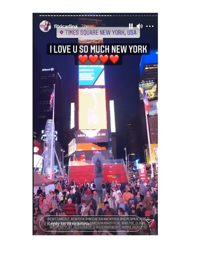 8 Momen Fitri Carlina di New York, Gelar Dangdutan di Times Square