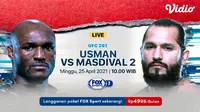 Link Live Streaming UFC 261 di FOX Sports, Pertarungan Hidup dan Mati Kamaru Usman Vs Jorge Masvidal