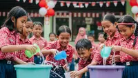 Ide Lomba 17 Agustus Anak SD yang Edukatif. Foto: Gemini