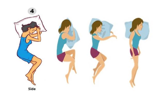 ilustrasi posisi tidur