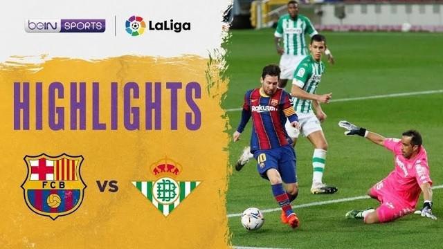 Berita video gol-gol dalam highlights Liga Spanyol 2020/2021 antara Barcelona melawan Real Betis yang berakhir dengan skor 5-2, Sabtu (7/11/2020) malam hari WIB.