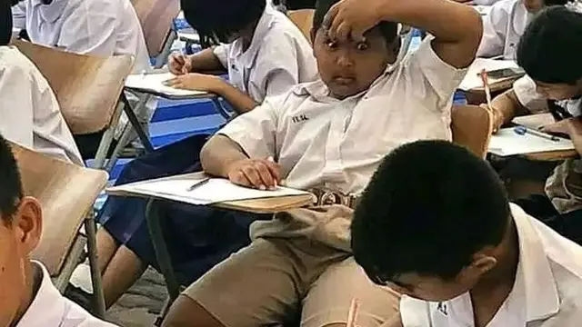 6 Aksi Nyeleneh Murid Saat Ujian Ini Bikin Geleng Kepala