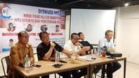 Basarah menjadi nara sumber dalam Diskusi bertema Hiruk Pikuk Politik Pasca Pemilu: Implikasinya bagi Kecerdasan Rakyat.