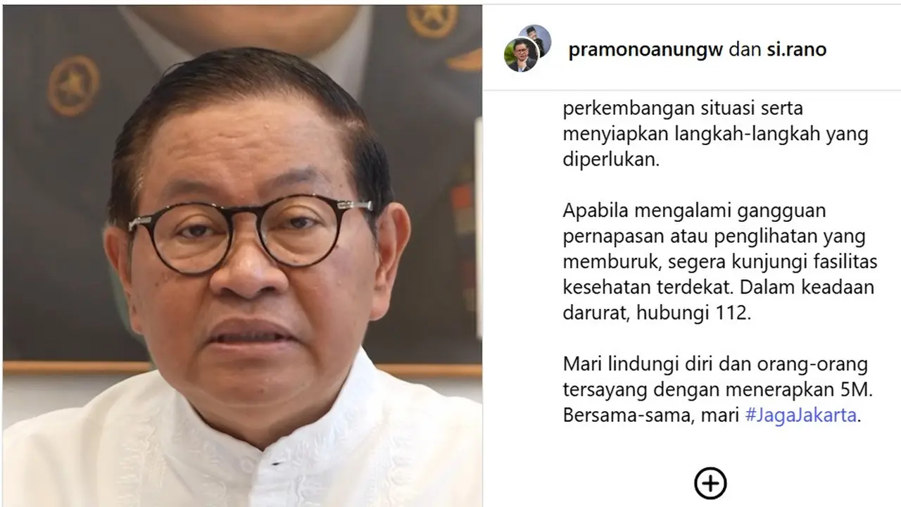 Gubernur Jakarta Pramono Anung