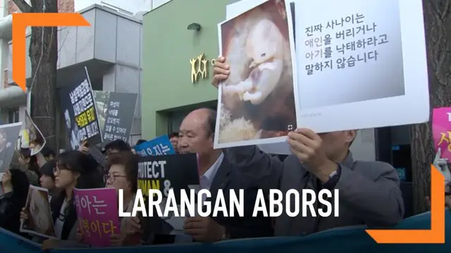 Mahkamah Konstitusi Korea Selatan resmi mencabut larangan melakukan aborsi di negaranya.