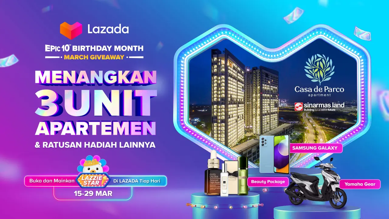 Lazada Epic 10th Birthday Sale