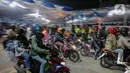 Kementerian Perhubungan (Kemenhub) memprediksi 25,13 juta orang akan mudik menggunakan sepeda motor tahun ini. (Liputan6.com/Faizal Fanani)