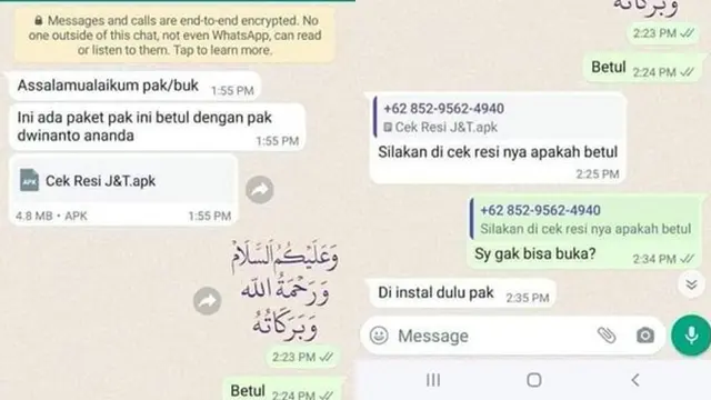 6 Potret Modus Penipuan Terbaru Menyamar Jadi Kurir, Jangan Klik Link Resi
