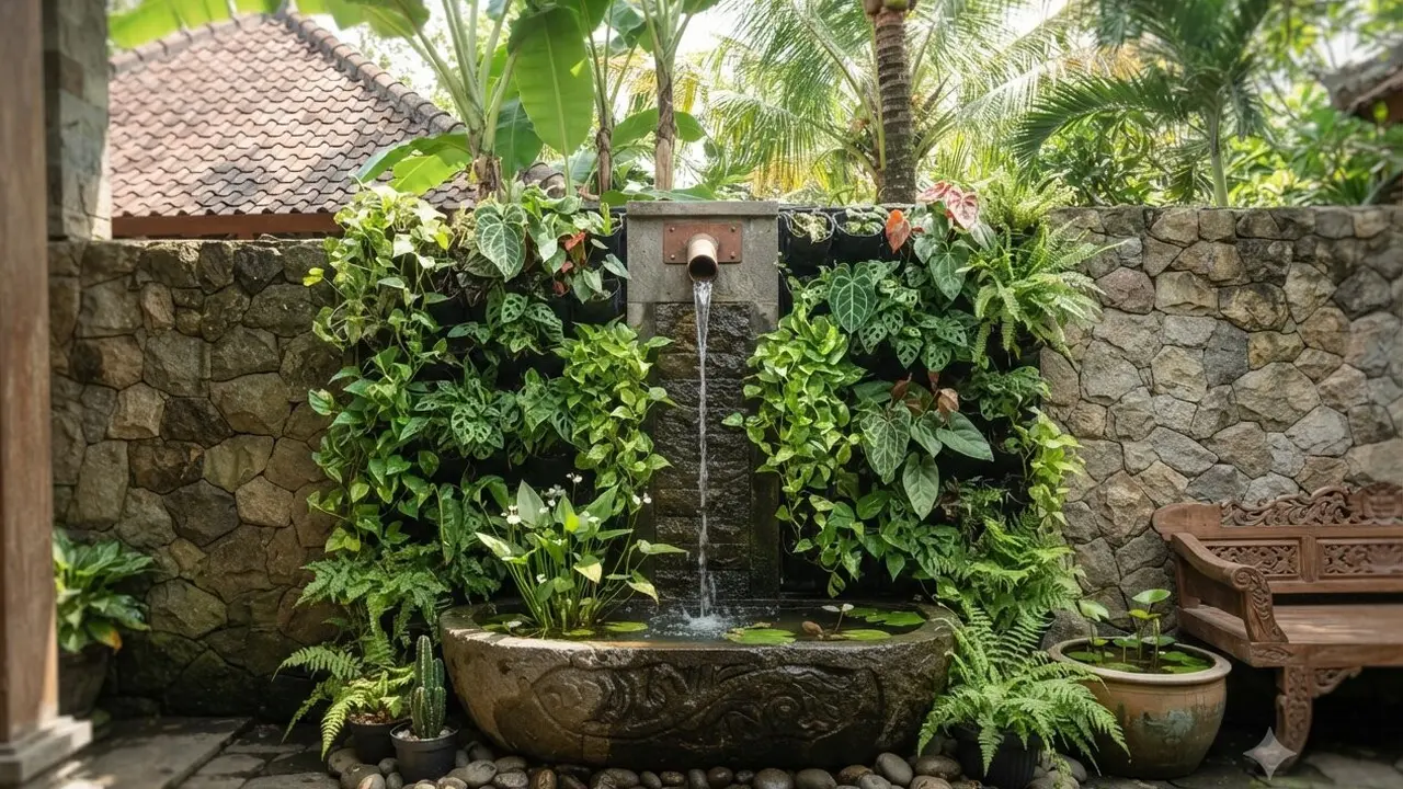 Inspirasi Pancuran Air Dinding
