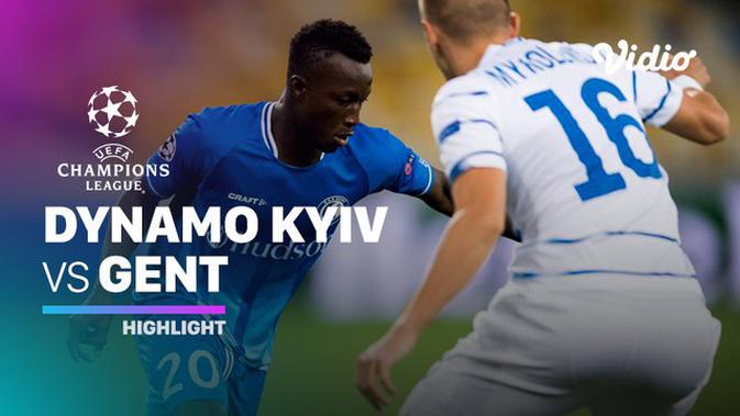 Video Dynamo Kiev Lolos Ke Fase Grup Liga Champions Usai Kalahkan Gent Dunia Bola Com