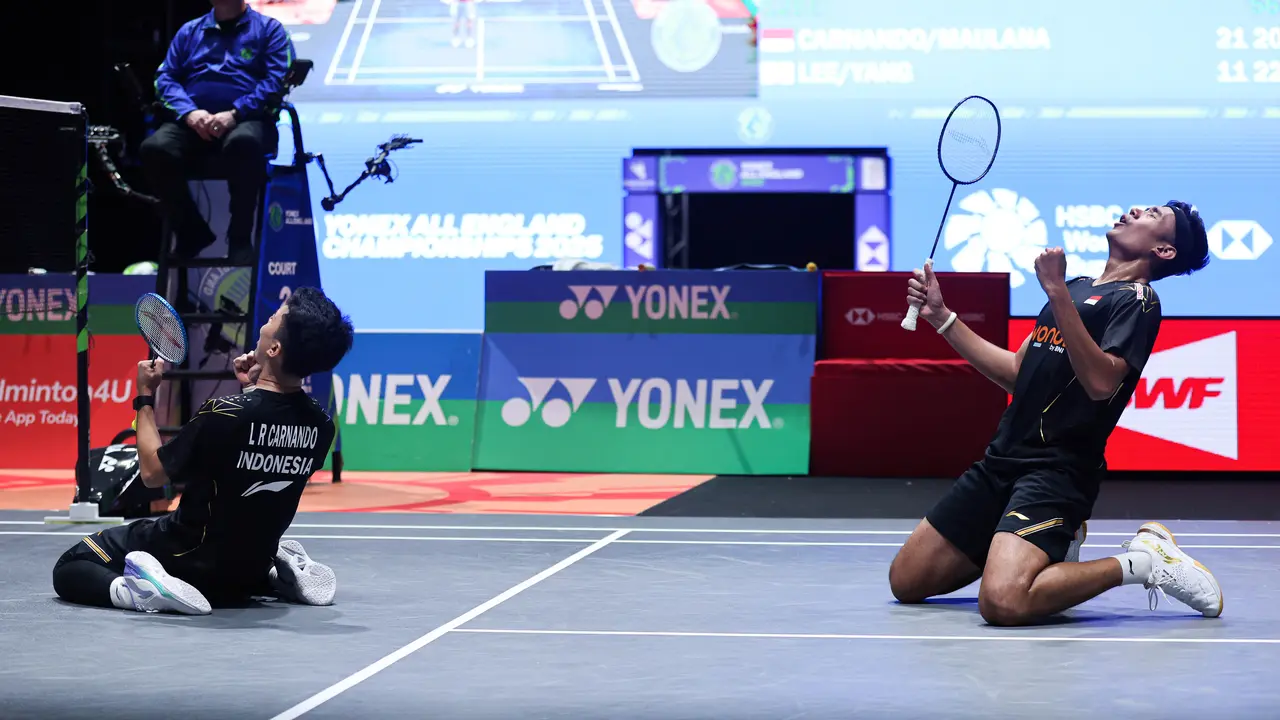 Leo Rolly Carnando/Bagas Maulana - All England 2025 - Bulu Tangkis