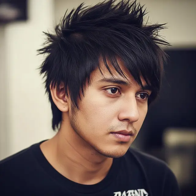 Model Rambut Emo Pria Pendek