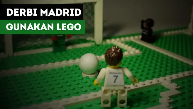 Reka ulang antara Atletico Madrid Vs Real Madrid menggunakan medium Lego dalam pembuatan video ini.
