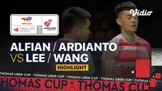 Berita video highlights pertandingan kedua Indonesia vs Chinese Taipei di Grup A Piala Thomas 2020, di mana ganda putra Fajar Alfian / Muhammad Rian Ardianto menelan kekalahan, Rabu (13/10/2021) siang hari WIB.