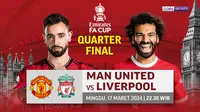 Link Siaran Langsung Piala FA: Manchester United vs Liverpool di Vidio, 17 Maret 2024. (Sumber: dok. vidio.com)