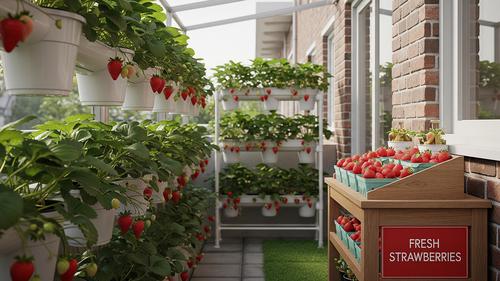 Ide Kebun Hidroponik di Teras Sempit tapi Hasil Panen Bisa Buat Jualan Harian (AI)