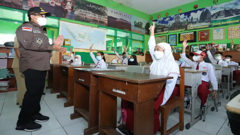 Kota Malang Sudah Mulai Terapkan Sekolah Tatap Muka Terbatas