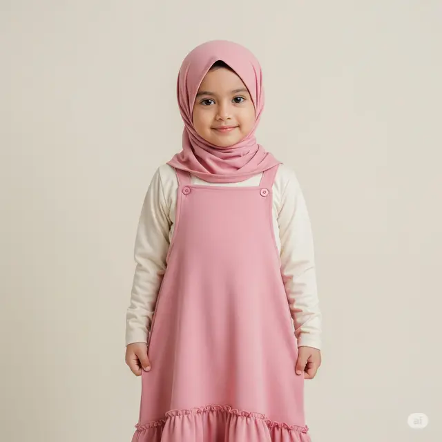 inspirasi model baju muslim anak TK