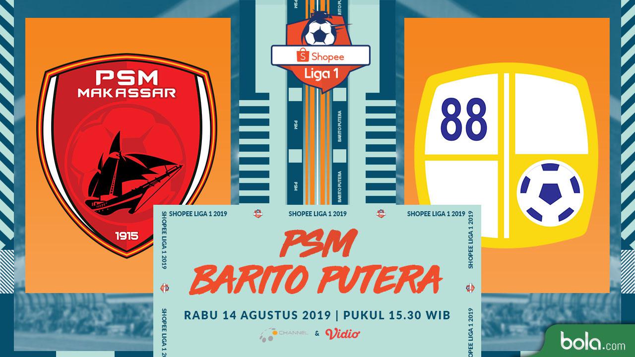 PSM Makassar Vs Barito Putera