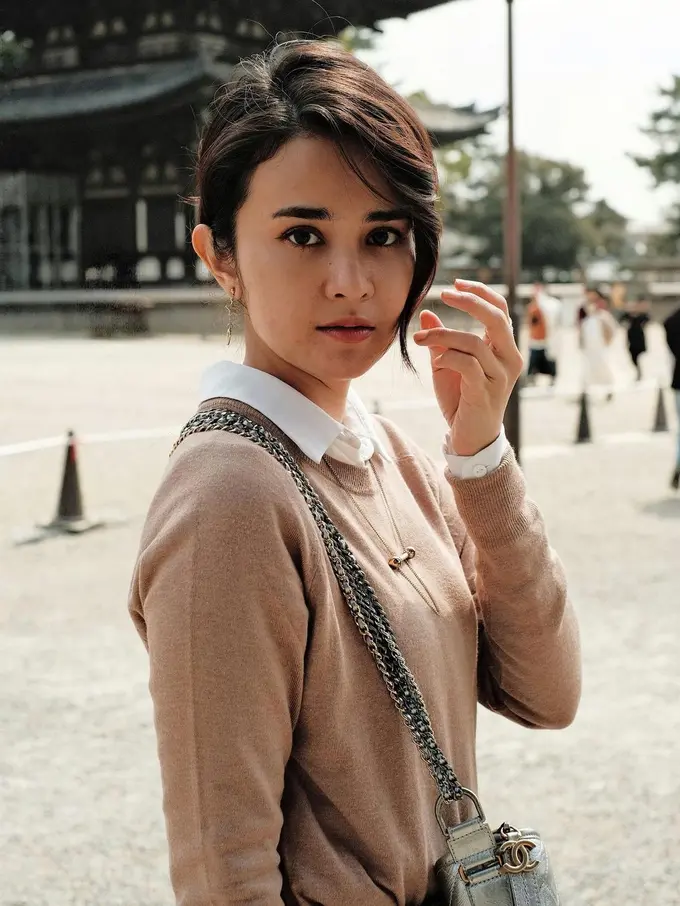 Intip outfit stylish Michelle Ziudith saat traveling.
