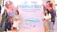 HP Inc bersama Fimela menyelanggarakan HP Family Day dengan tema ‘Creatif Family Learning Through Print’.