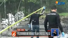 Polisi masih melakukan penyelidikan atas limbah berbahaya yang disebabkan oleh asap dari pabrik peleburan aki bekas ini.