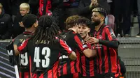 Tim Liga Denmark, FC Midtjylland jadi satu satunya tim yang punya rapor 100 persen kemenangan sampai Matchday 4 Liga Europa 2025/2026. (Bo Amstrup / Ritzau Scanpix / AFP)