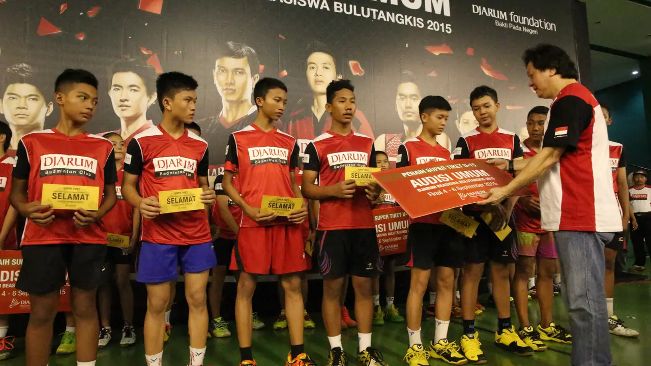 Audisi Umum Djarum Beasiswa Bulu Tangkis 2015 (Liputan6.com/Zulfikar Abubakar)