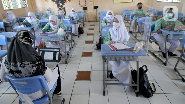 FOTO: Penerapan Belajar Tatap Muka dengan Protokol Kesehatan COVID-19