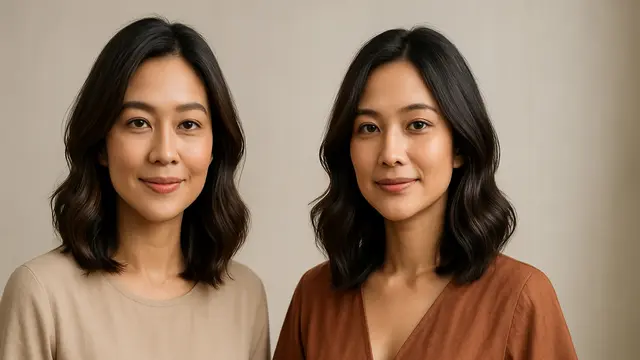 Model Bob dan Lob Potongan Rambut Modern untuk Ibu-ibu Stylish di 2025/AI