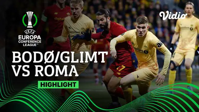 Berita video highlights laga leg 1 perempat final Europa Conference League 2021/2022, Bodo/Glimt vs AS Roma yang berakhir dengan skor 2-1, Jumat (8/4/2022) dinihari WIB.