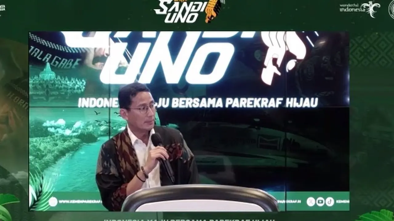 Menparekraf Sandiaga Uno dalam The Weekly Brief with Sandi Uno, Senin, 23 September 2024