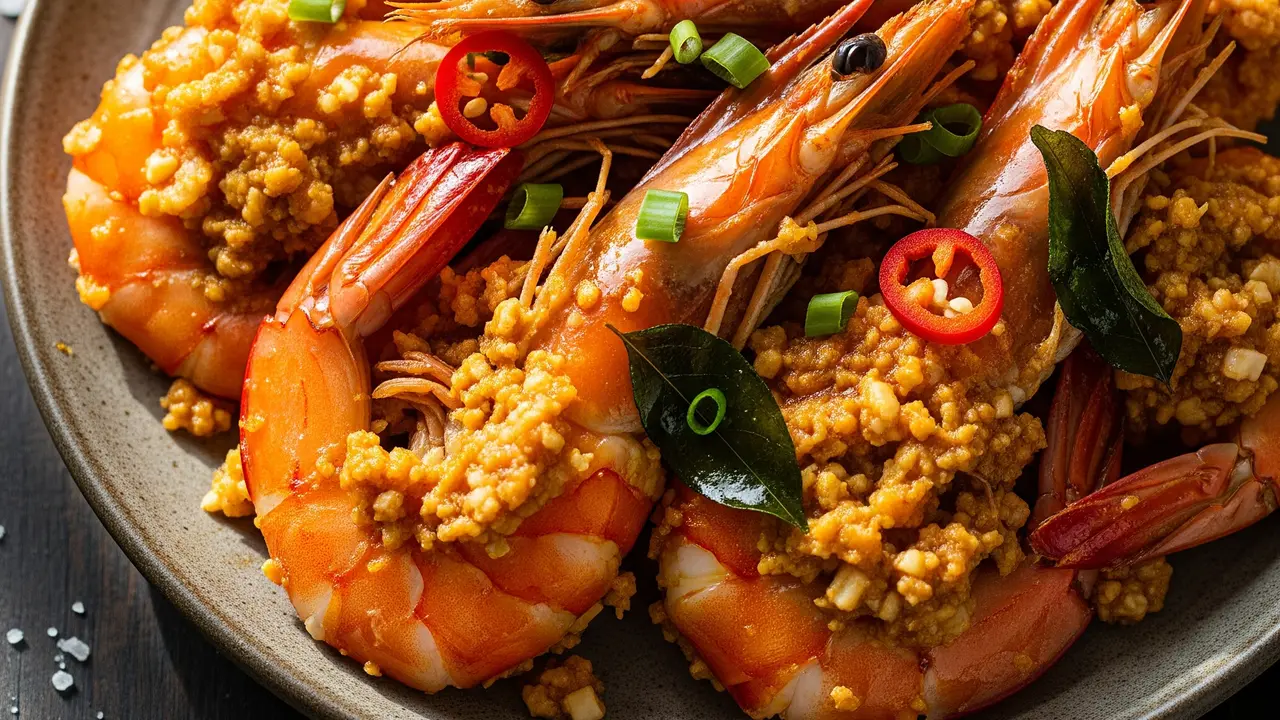 Resep Udang Telur Asin Rumahan
