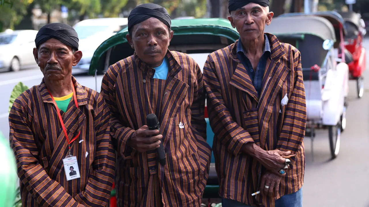 Para tukang becak