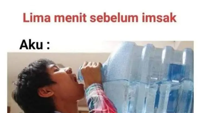 7 Meme Kocak Orang Telat Bangun Sahur Ini Panik Banget