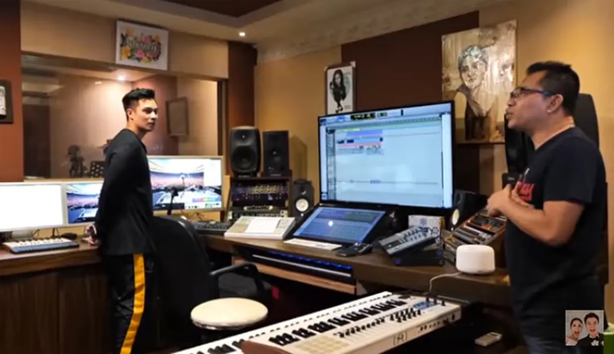 Baim Wong di Rumah Ashanty-Anang (Youtube/Baim Paula)