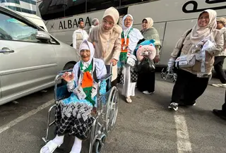 Jemaah haji tertua Indonesia tahun 2026, Marsiyah (Asnida Riani/Liputan6.com)
