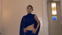 Pesona Jennie Blackpink di Met Gala 2024. [@jennierubyjane]