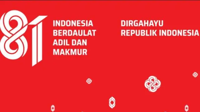 Logo HUT RI ke-81 (Foto: logohutri.istanapresiden.go.id)