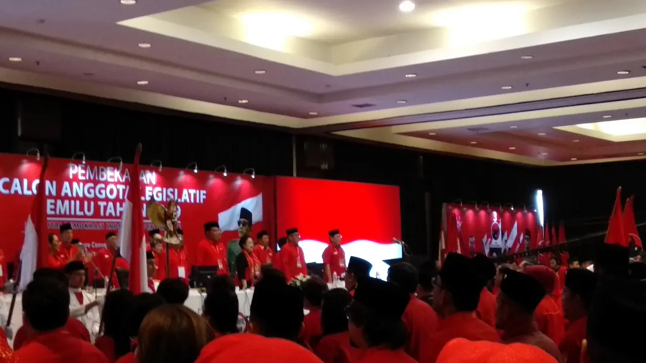Kegiatan pembekalan Caleg PDIP (Merdeka.com/Nur Habibie)