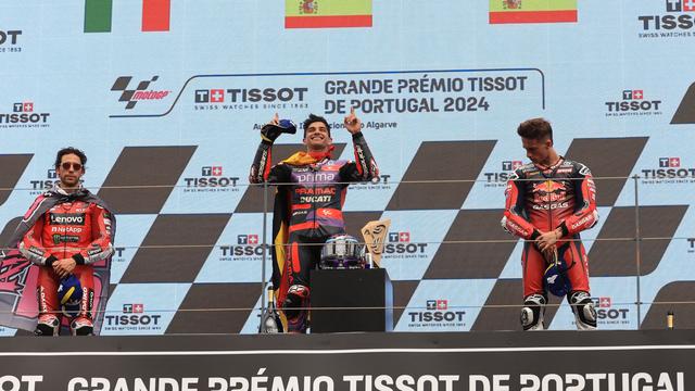 Podium Main Race MotoGP Portugal 2024