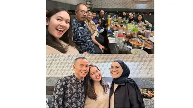 6 Potret Keluarga Ayu Ting Ting dan Lettu Fardhana Buka Puasa Bareng, Penuh Hangat