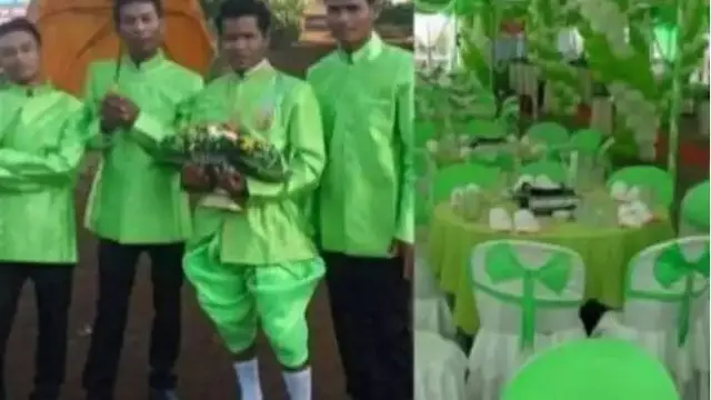 10 Penampilan Kocak Tamu di Acara Kondangan Ini Bikin Tepuk Jidat