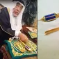 Dr Saleh Al Shaiba keturunan Bani al-Shaibah memperlihatkan kunci Ka’bah Suci dan pintu Taubah (Hidayatullah.com)