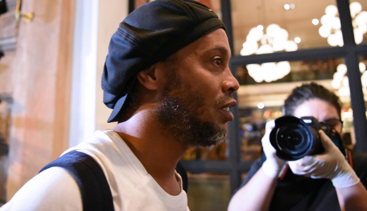 Mereka akan menempati sebuah hotel di Asuncion selama menanti masa percobaan untuk kasus tersebut. (AFP/Norberto Duarte)