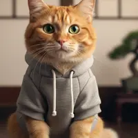Contoh Model Baju Kucing yang Menarik serta Aksesori untuk Kepala dan Leher/ Ilustrasi Gemini AI.