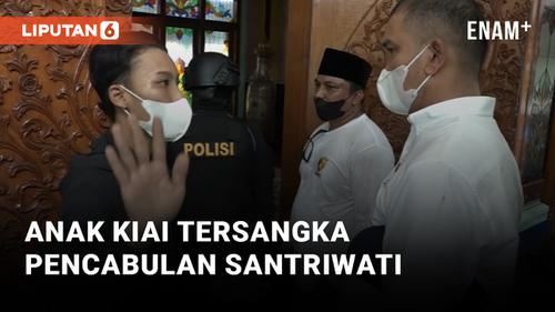 VIDEO: Dikepung 15 Jam, Tersangka Pencabulan Santriwati Serahkan Diri