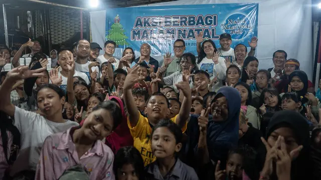Ketua Panitia Natal Nasional (PNN) 2025 Maruarar Sirait menggelar Aksi Berbagi pada Hari Natal.