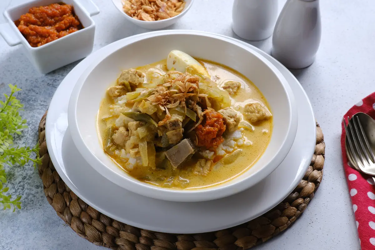 lontong sayur labu siam