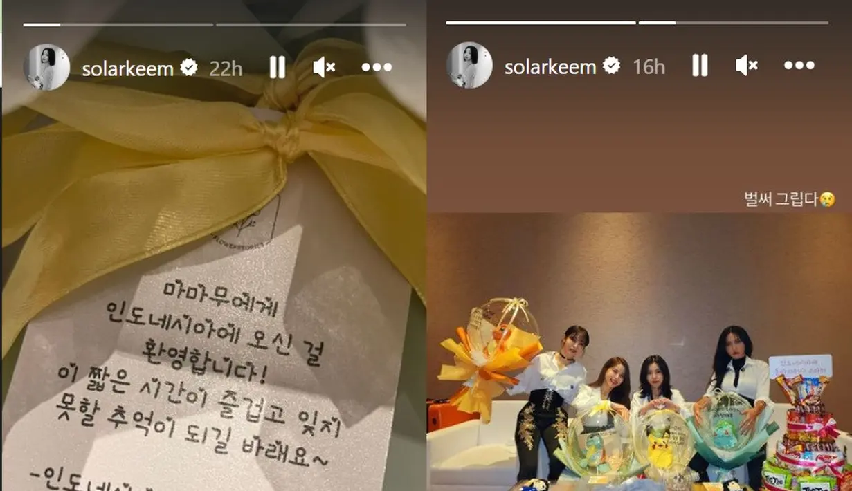 Mamamoo. (Instagram/ solarkeem)
